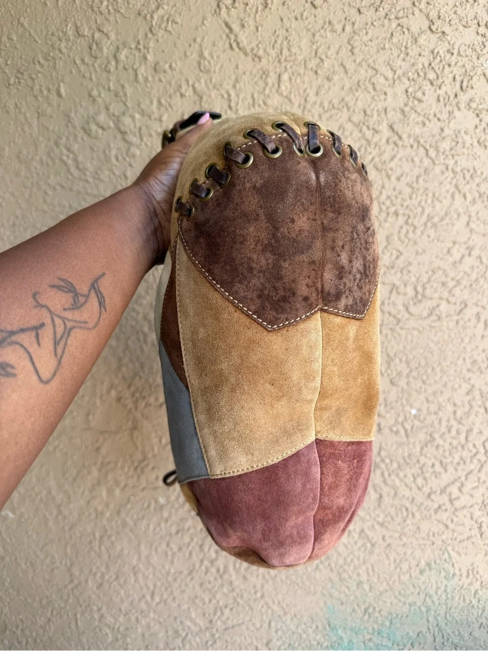 Coach Patchwork Suede soho hobo